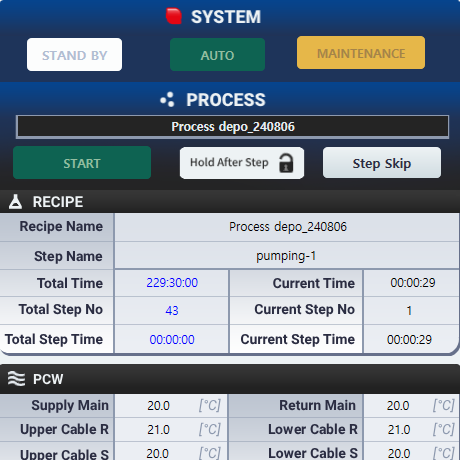 Semiconductor equipment software program interface